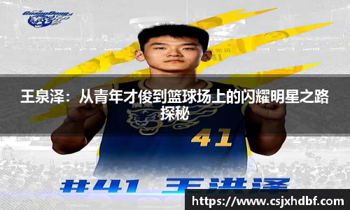 王泉泽：从青年才俊到篮球场上的闪耀明星之路探秘
